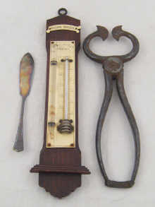 A 19th c.  weather indicator thermometer