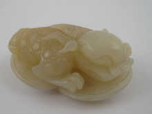 A Chinese jade pendant well carved