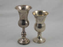 A hallmarked silver Kiddush cup 150242