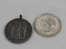A large 5 cm diameter silver medal 1502c6