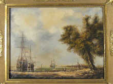 A Dutch oil on canvas early 19th century