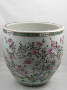 A large Chinese ceramic planter 1502dd