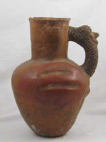 A large hand moulded coarse earthenware 1502f6