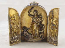 A portable silver shrine the doors 15033d