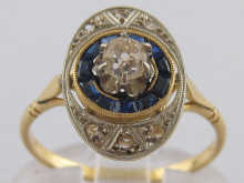 A French hallmarked 18 carat gold