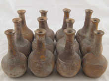 Twelve Middle Eastern ceramic unglazed 1503da