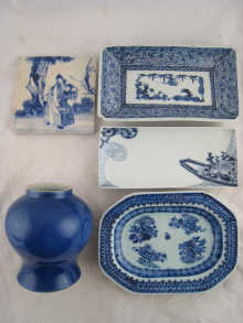 Oriental ceramics. A wall tile depicting