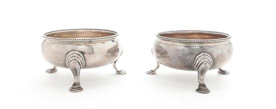 A Pair of George III Silver Salts 15040c