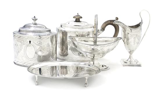 A George III Silver Tea Service 150418