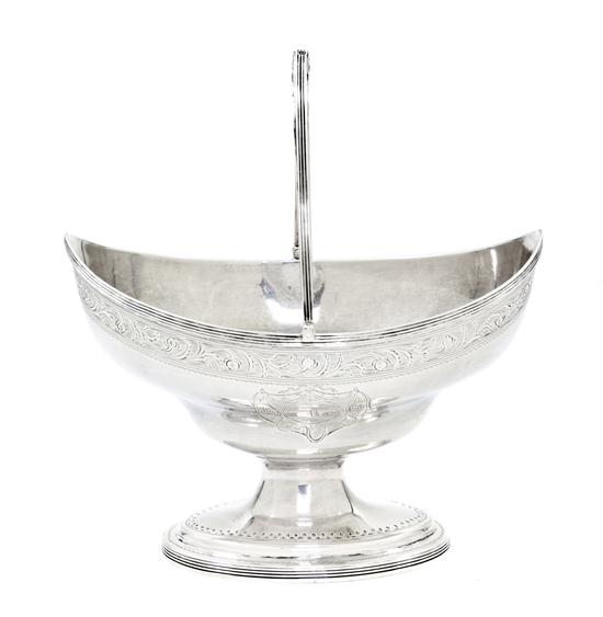  A George III Silver Sugar Basket 15041a