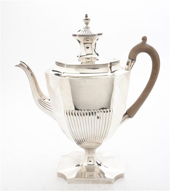 A George III Silver Teapot John 15041f