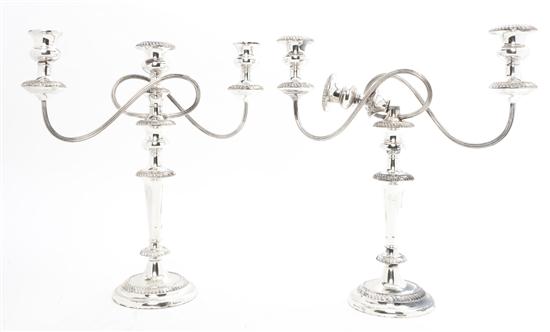  A Pair of English Silverplate 150421