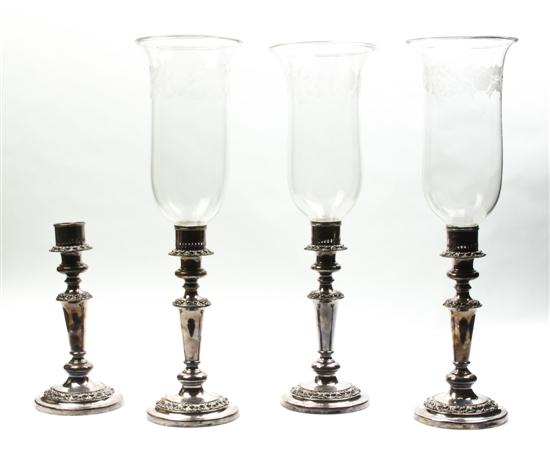 A Set of Four English Silverplate 150432