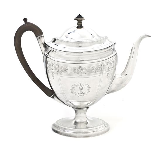  A George III Silver Coffee Pot 150444