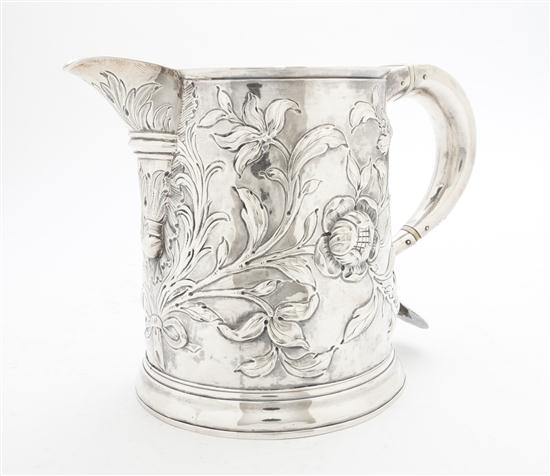 A George III Brittania Silver Pitcher 15043d