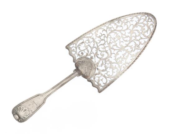  A George III Silver Cake Server 15044e