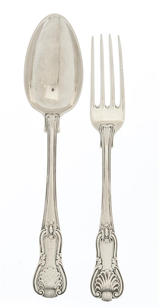  A George III Silver Fork and 150453