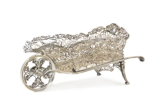 * An Edwardian Silver Wine Trolley