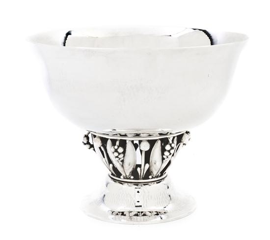 A Danish Sterling Silver Center Bowl