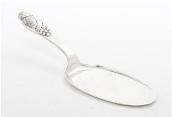 * A Danish Silver Pastry Server