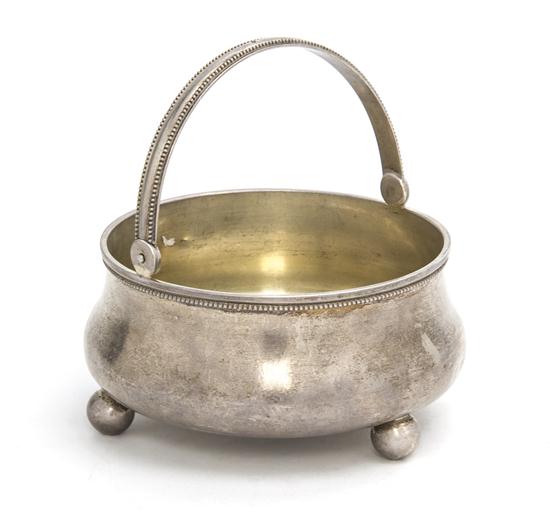 A Russian Silver Handled Bowl St.