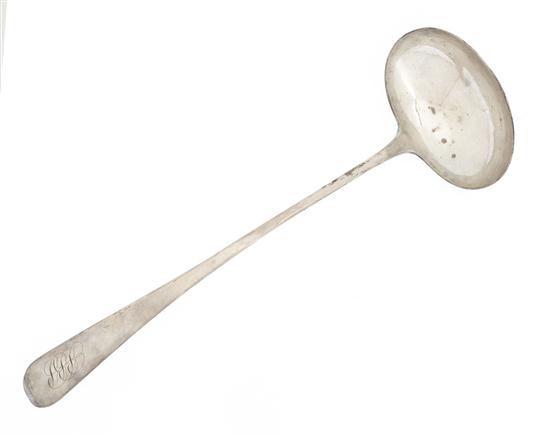 * An American Coin Silver Ladle William