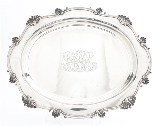 An American Sterling Silver Platter 15053a