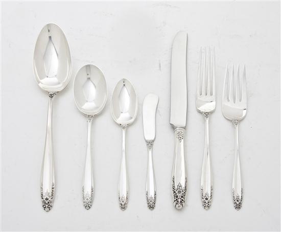 * An American Sterling Silver Flatware