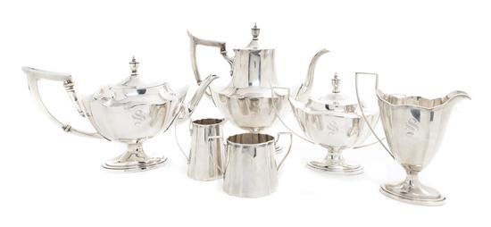 * An American Sterling Silver Tea and