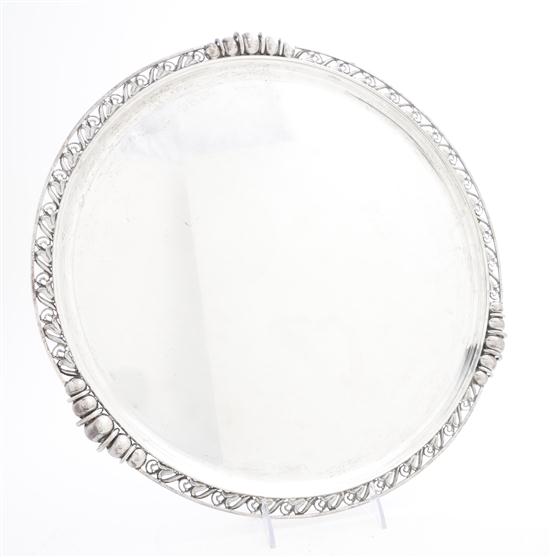 An American Sterling Silver Tray 150556