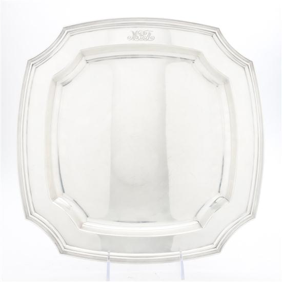 * An American Sterling Silver Tray