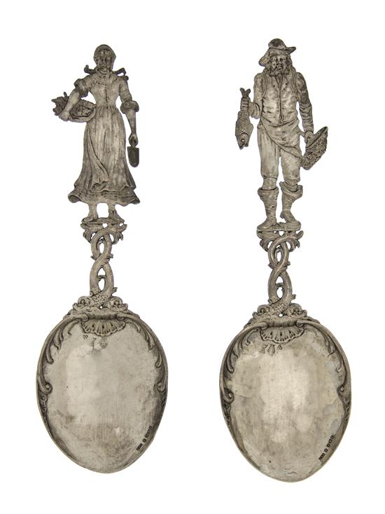 A Pair of Victorian Silver Figural 1505c9