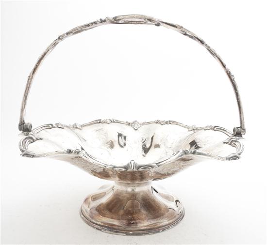 * An English Silverplate Basket James