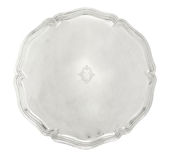 A Continental .830 Silver Tray