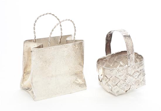 Two American Sterling Silver Baskets 150620