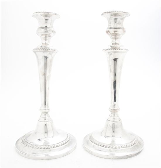 * A Pair of American Sterling Silver