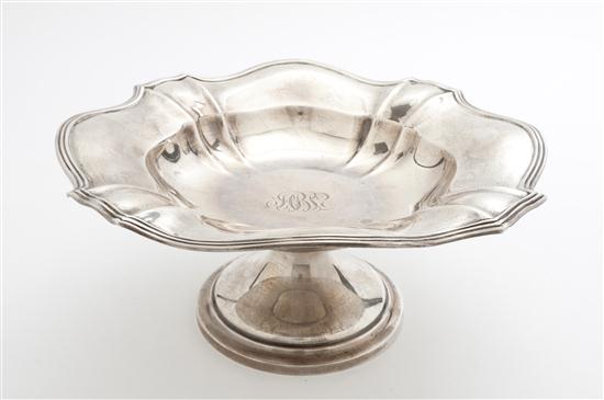 * An American Sterling Silver Compote