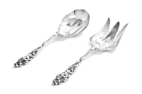 An American Sterling Silver Salad