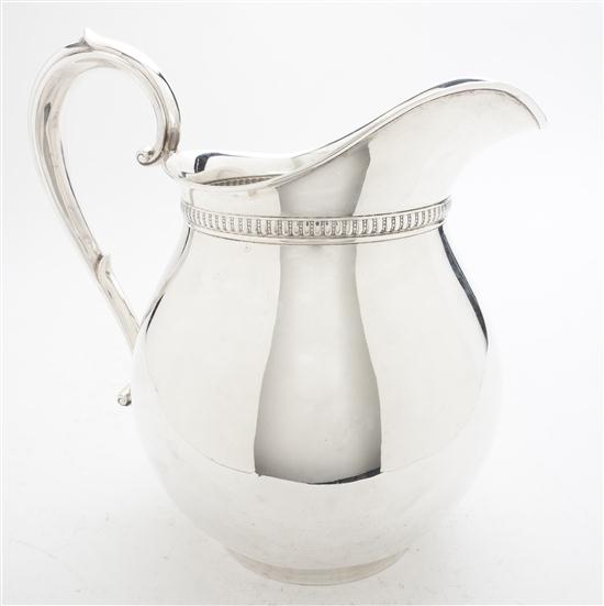 * An American Sterling Silver Pitcher