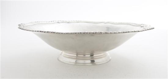 * An American Sterling Silver Bowl