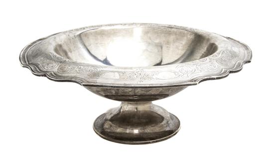 An American Sterling Silver Centerbowl