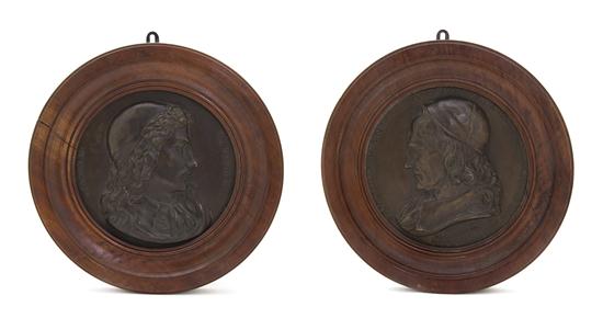 A Pair of French Relief Plaques 1506fe