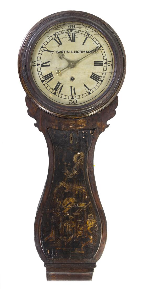 An English Pine Parliament Clock