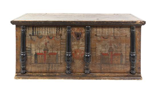 An American Painted Chest having 150775