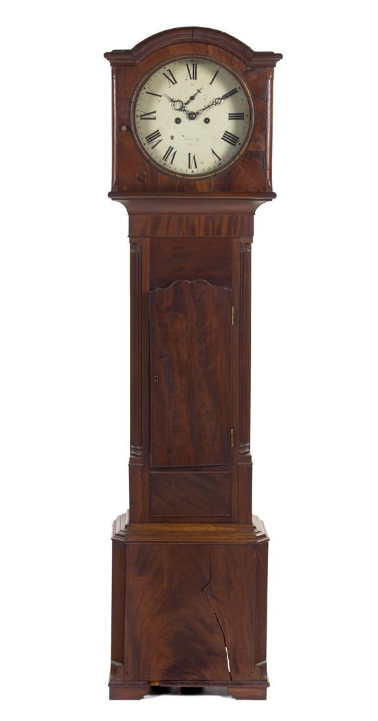 An American Mahogany and Walnut Tall