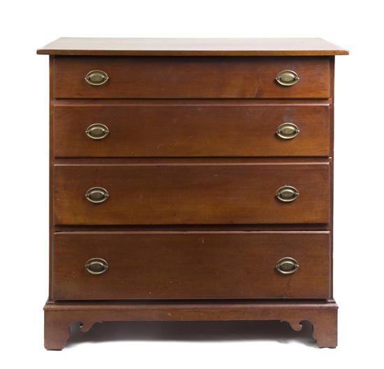 An American Cherry Chest of Drawers