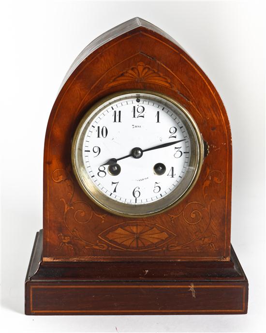 A Victorian Ebonized Wood Mantel