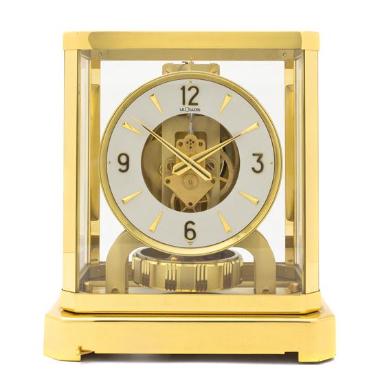 A Swiss Brass Atmos Clock LeCoultre