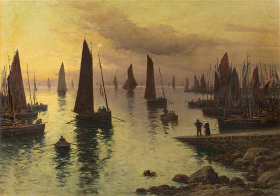 Artist Unknown (20th century) Boats