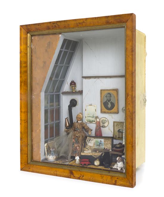 A Shadow Box Diorama attributed